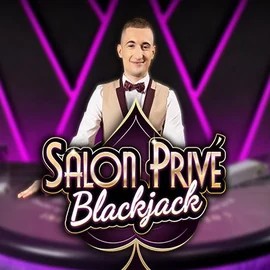 Blackjack Salon Privé online game logo by Ezugi on pelikaani-fi.com