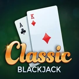 Classic Blackjack logo by Red Tiger Gaming Pelikaani Casino