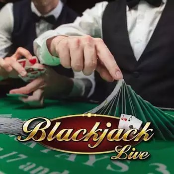 Live Blackjack by Evolution, showcased at pelikaani-fi.com – game logo