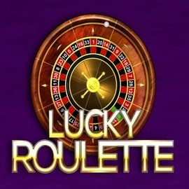 Lucky Roulette slot logo by Belatra Games at Pelikaani Casino