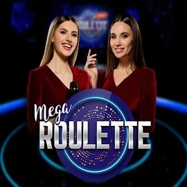 Mega Roulette logo by Pragmatic Play at Pelikaani Casino