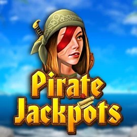 Pirate Jackpots online game logo by Belatra Games on pelikaani-fi.com