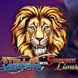 Play the Stellar Jackpots with Serengeti Lions slot by Lightning Box Game on Pelikaani Casino
