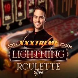 Live Casino logo of XXXtreme Lightning Roulette from Evolution at Pelikaani Casino